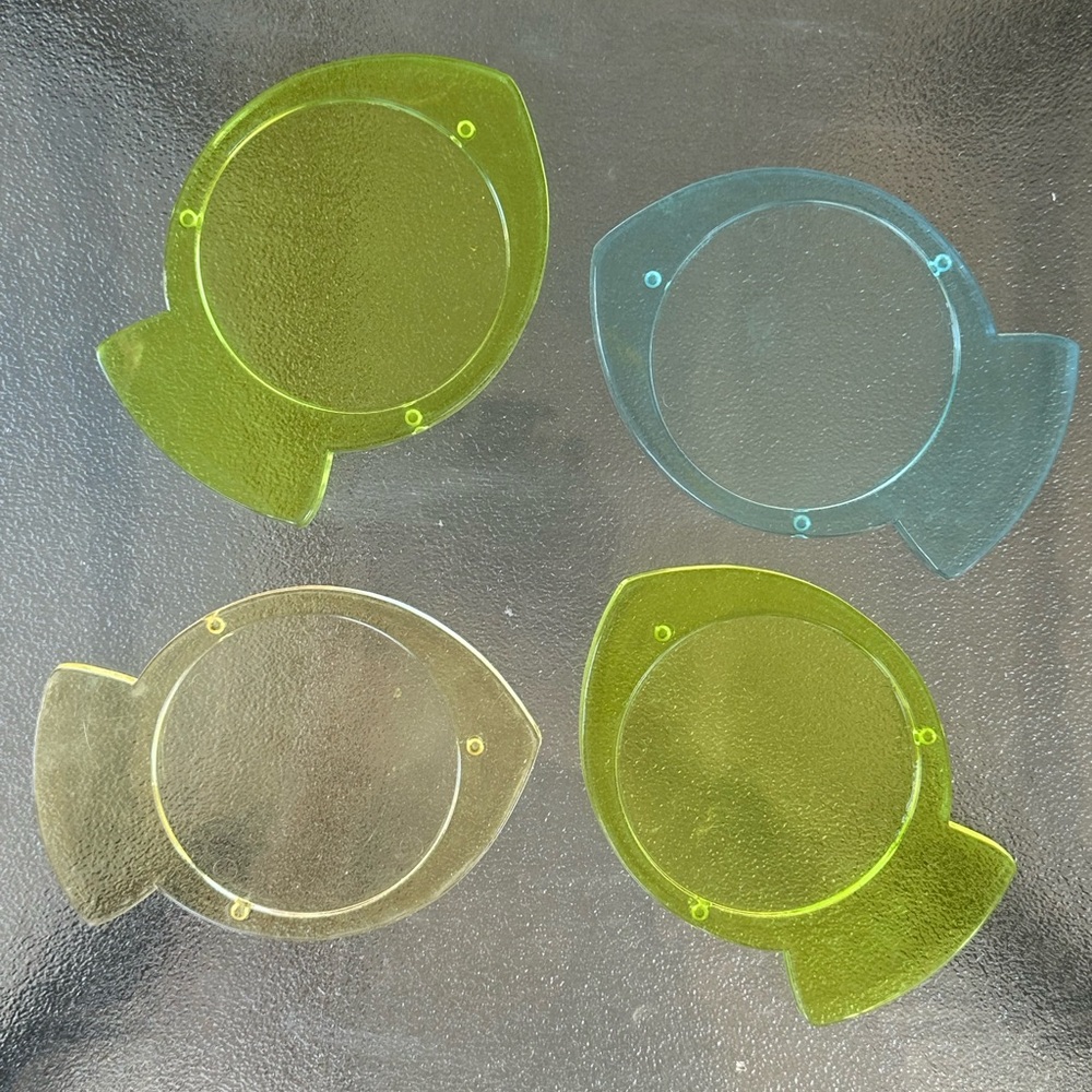 Colorful Fish-Shaped Coasters